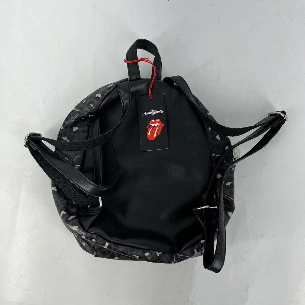 The Rolling Stones Mini Backpack Grey Leopard Print‎ Bravado BKP6088RS-BIHS NEW